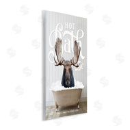 Lettered and Lined | Vintage Bathroom Moose Ad