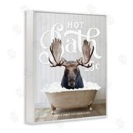 Lettered and Lined | Vintage Bathroom Moose Ad