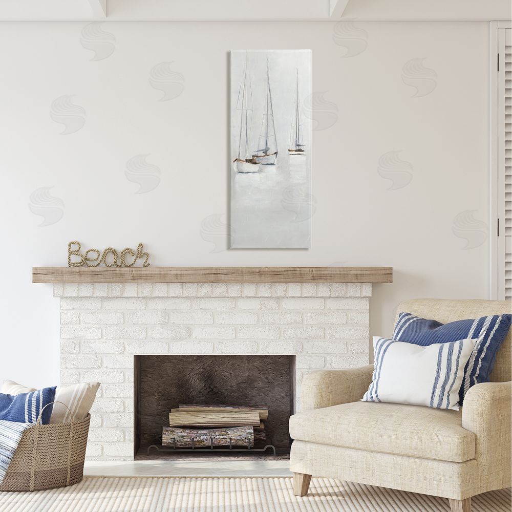 Ethan Harper Grey Sailboats Trio