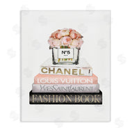 Amanda Greenwood | Pink Fashion Book Stack