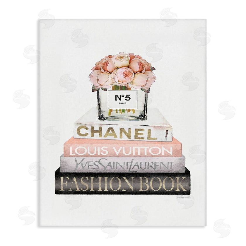 Amanda Greenwood | Pink Fashion Book Stack