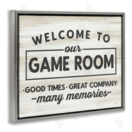 Lux + Me Designs | Welcome To Game Room