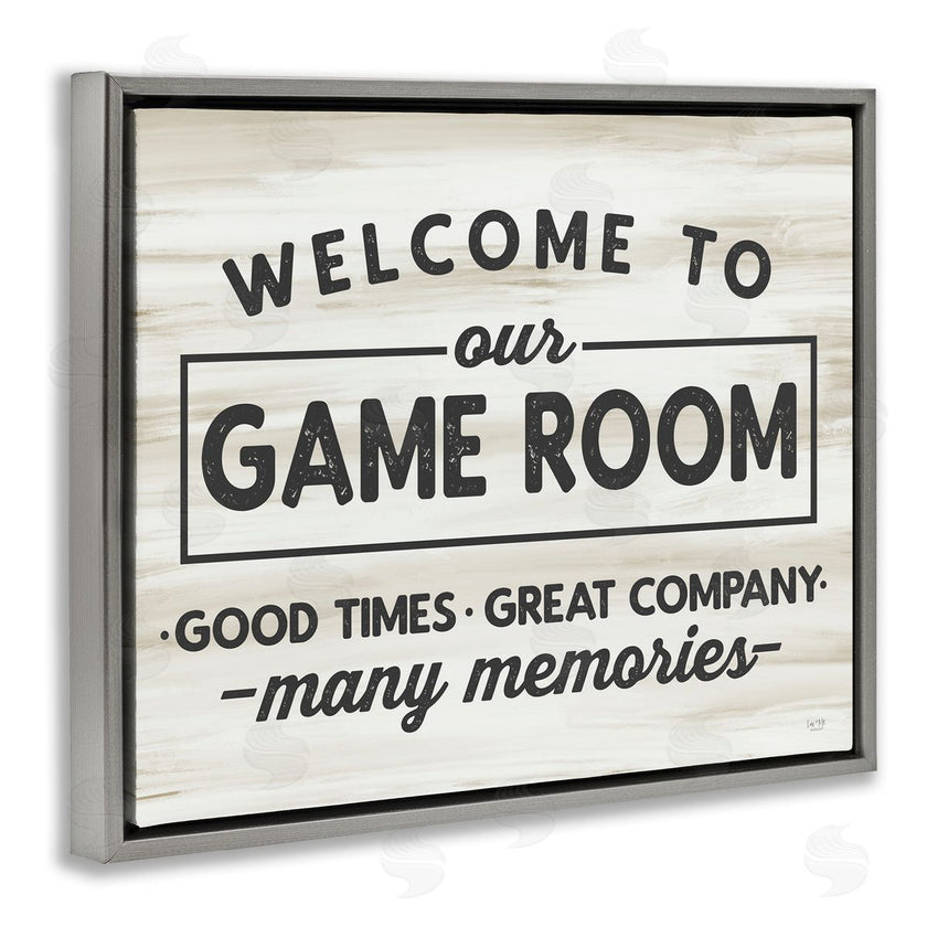 Lux + Me Designs | Welcome To Game Room
