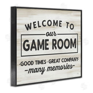 Lux + Me Designs | Welcome To Game Room