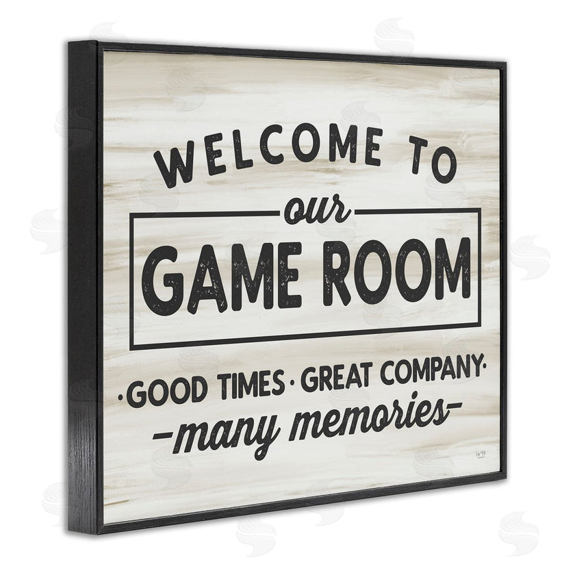 Lux + Me Designs | Welcome To Game Room