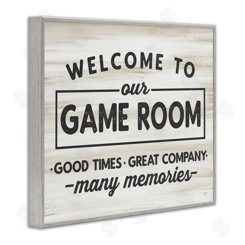 Lux + Me Designs | Welcome To Game Room