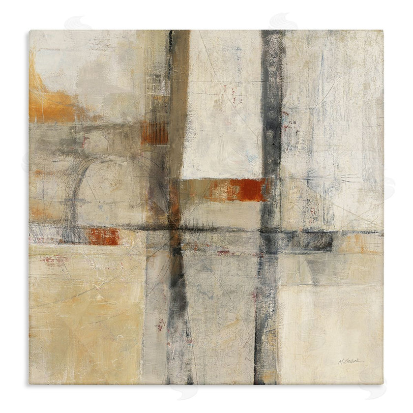 Mike Schick | Beige Geometric Abstraction