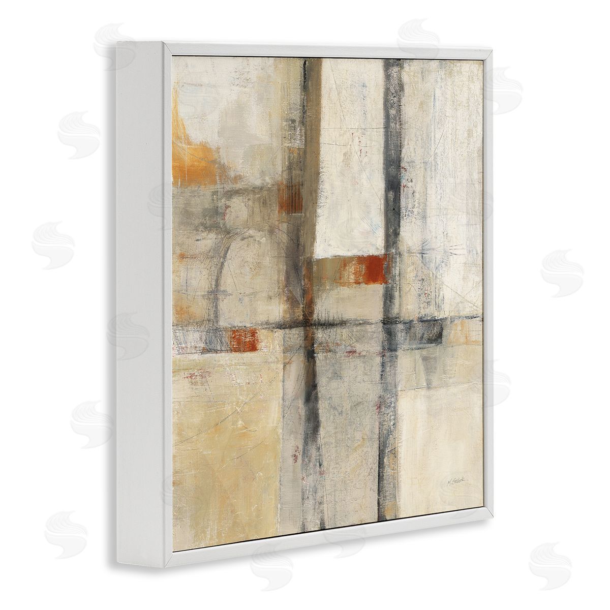 Mike Schick | Beige Geometric Abstraction