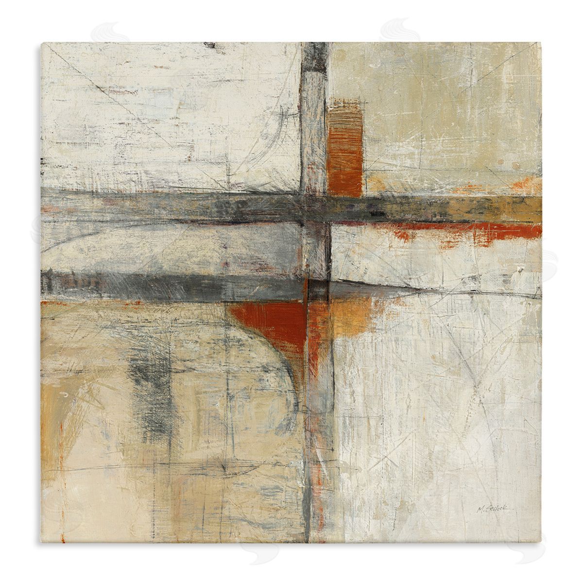 Mike Schick | Rustic Beige Abstraction