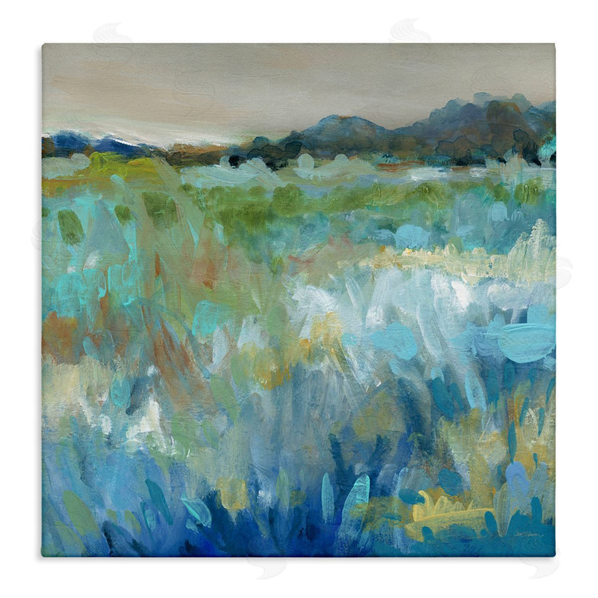 Carol Robinson | Abstract Blue Meadow