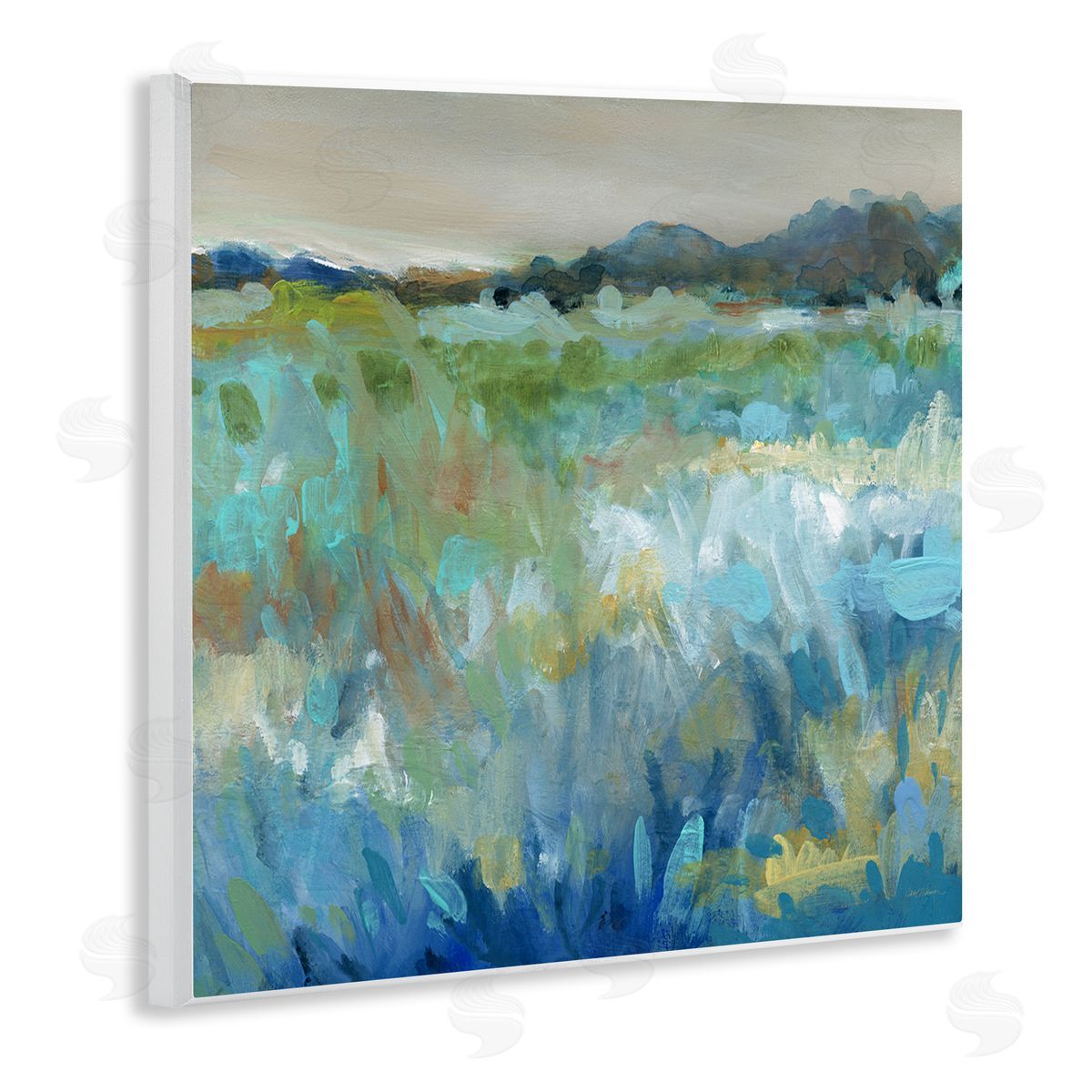 Carol Robinson | Abstract Blue Meadow