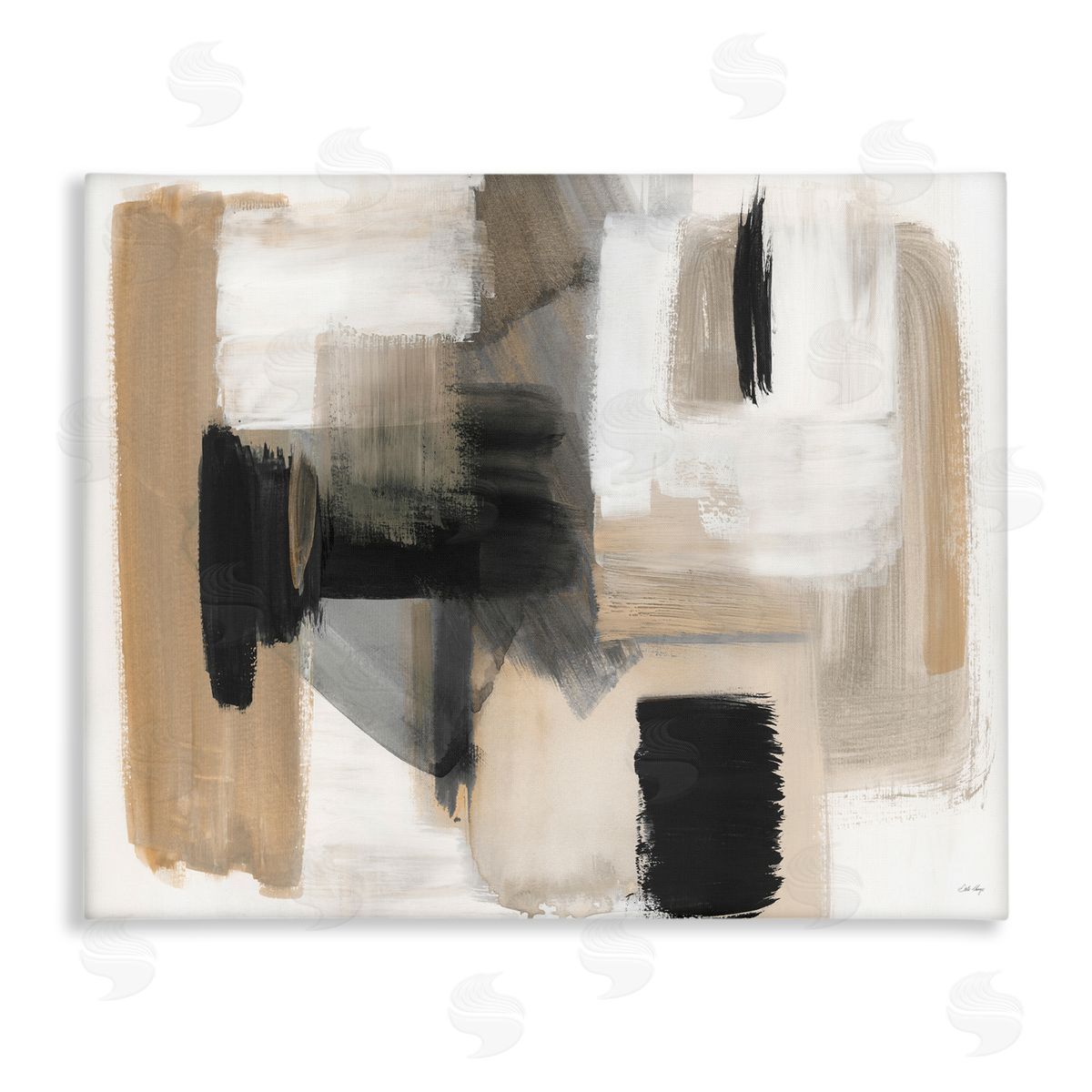 Stella Chang | Tan & Black Collage