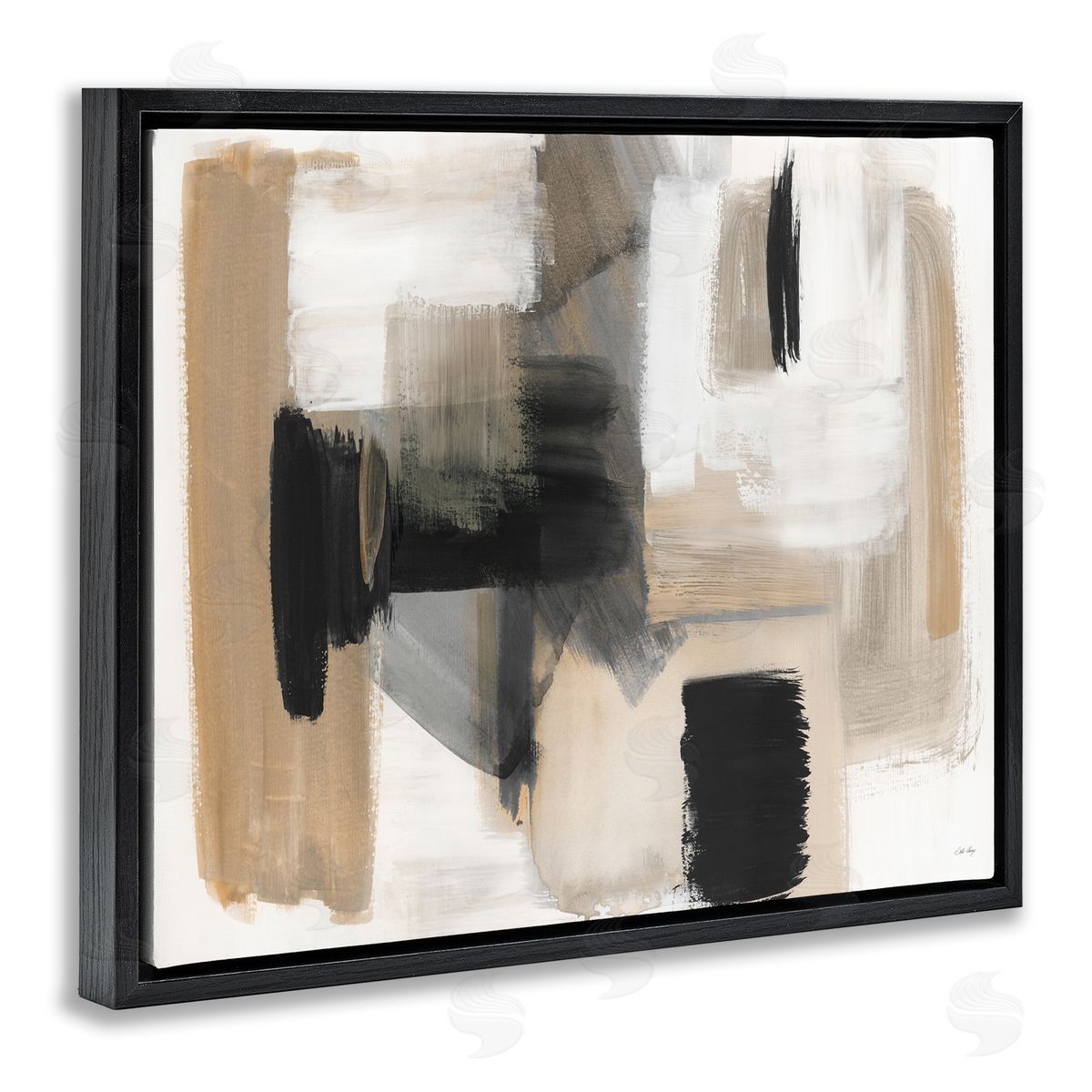 Stella Chang | Tan & Black Collage