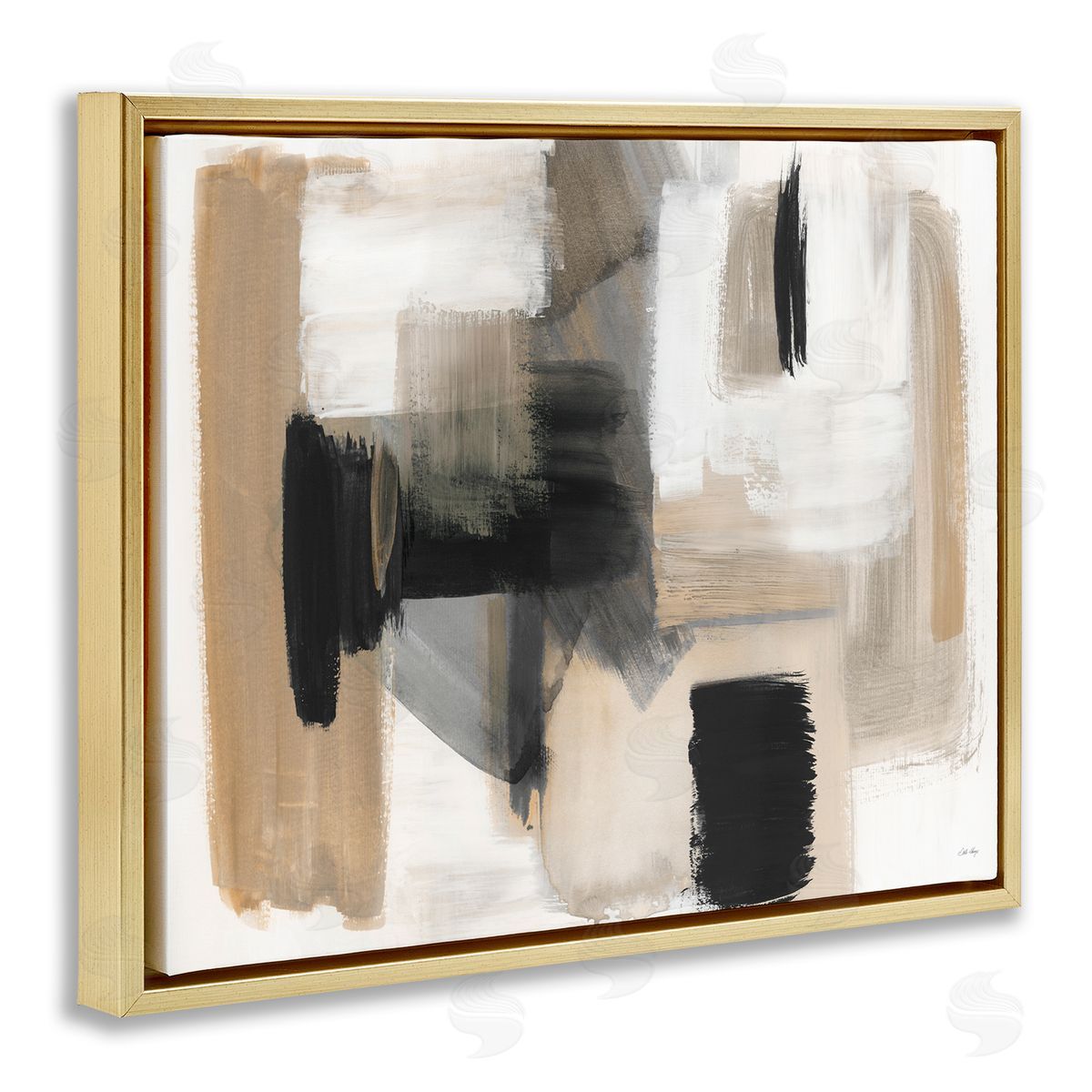 Stella Chang | Tan & Black Collage