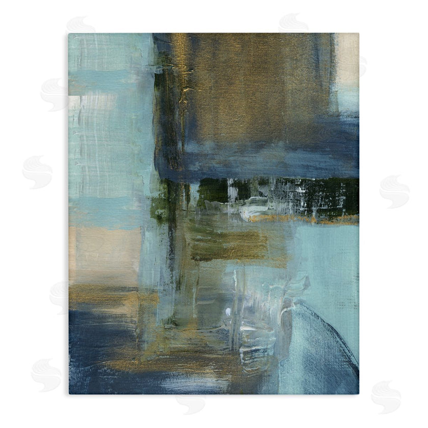 Susan Jill | Abstract Blue & Glam