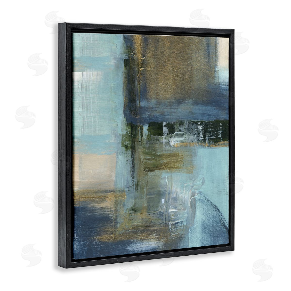 Susan Jill | Abstract Blue & Glam