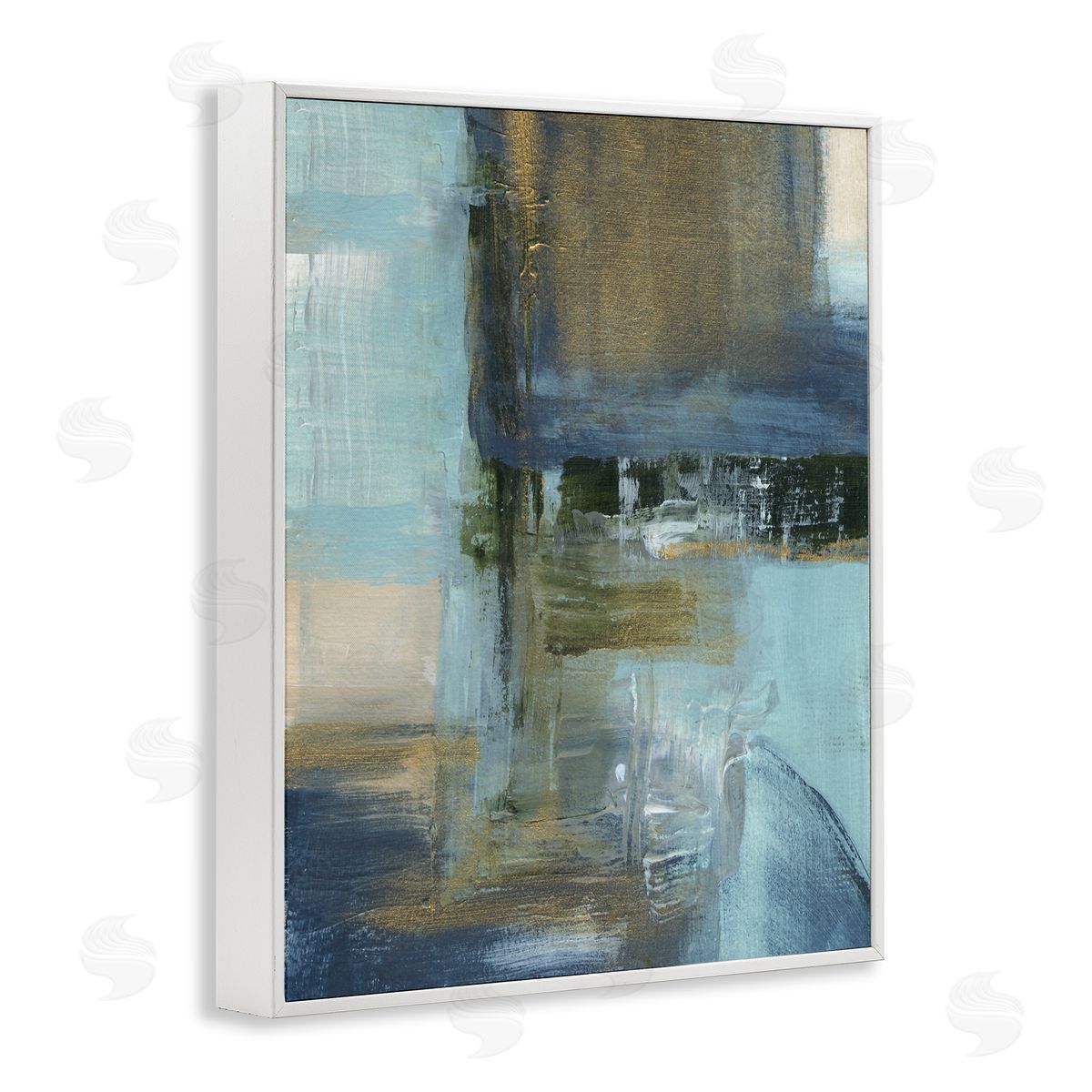 Susan Jill | Abstract Blue & Glam