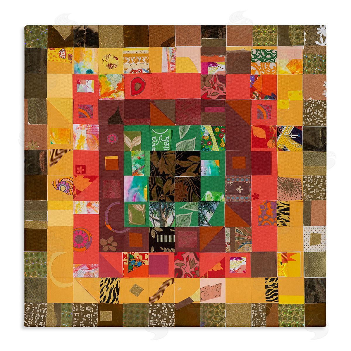 Pamela Fingado | Patterned Geometric Collage