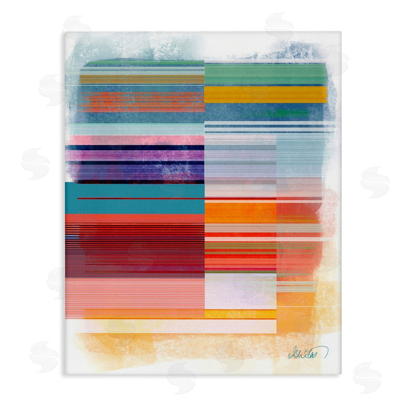 Ishita Banerjee | Patterned Rainbow Abstract