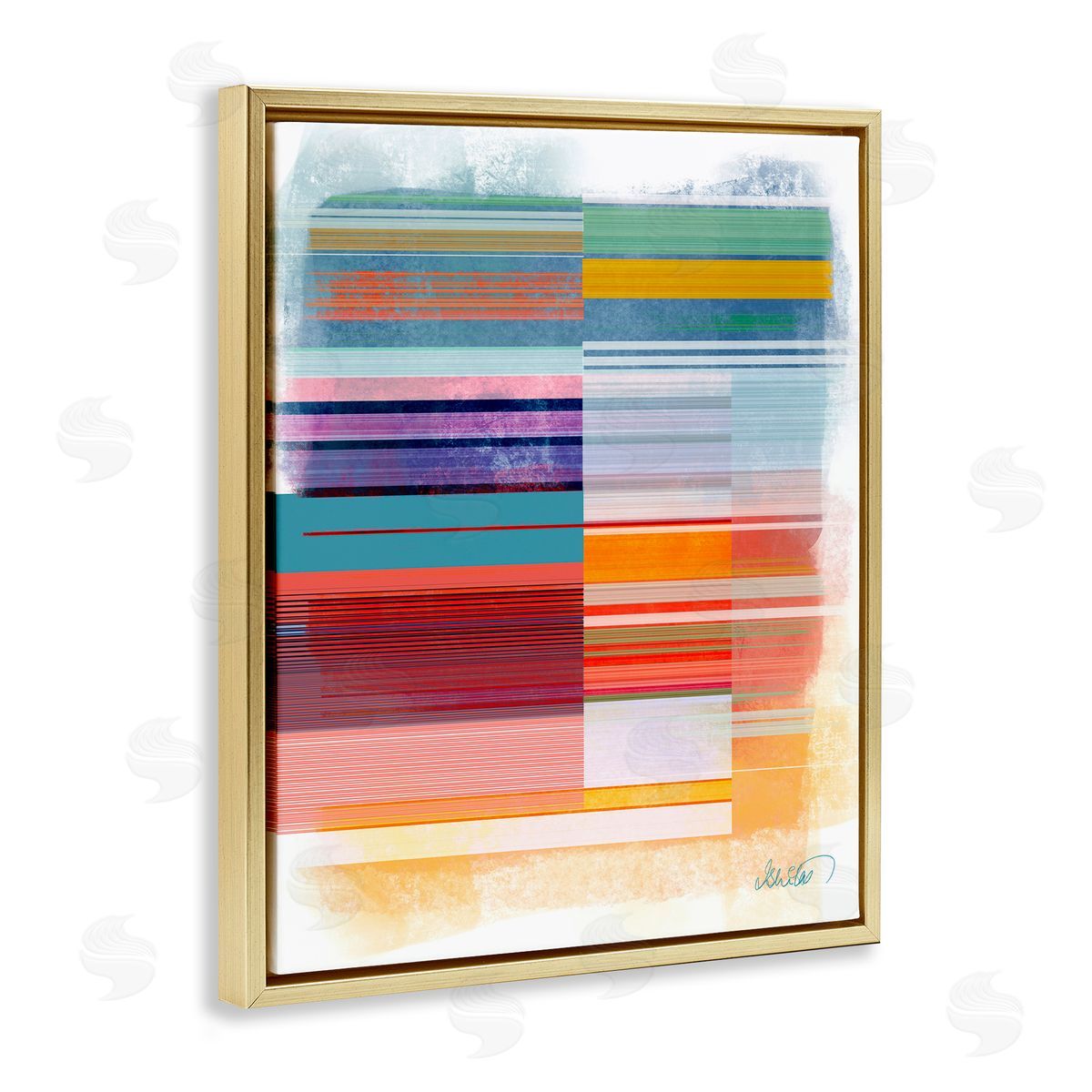 Ishita Banerjee | Patterned Rainbow Abstract