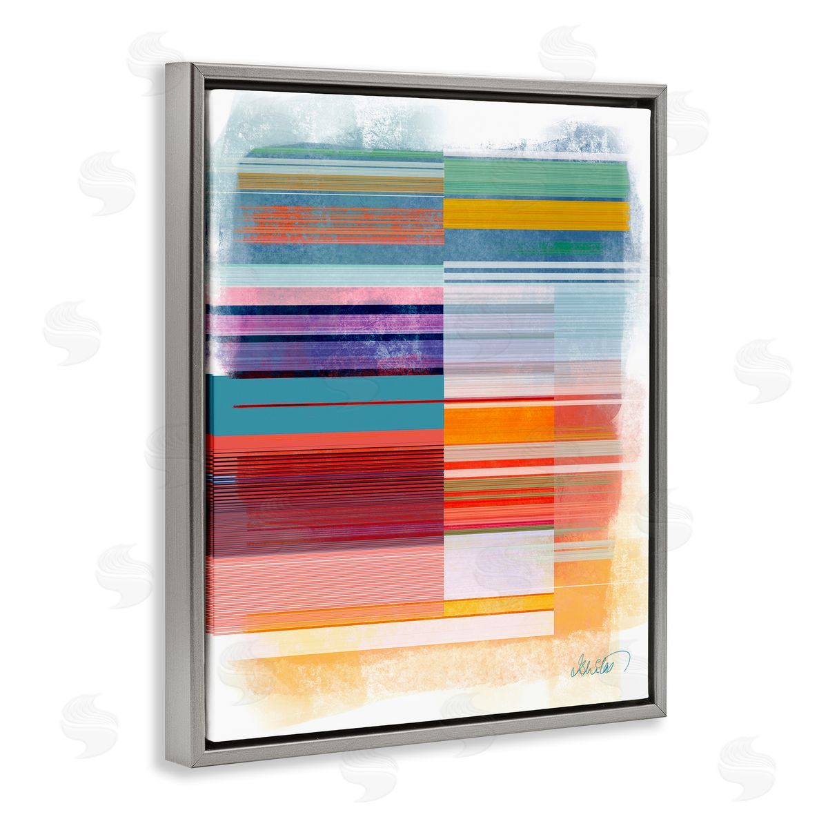 Ishita Banerjee | Patterned Rainbow Abstract