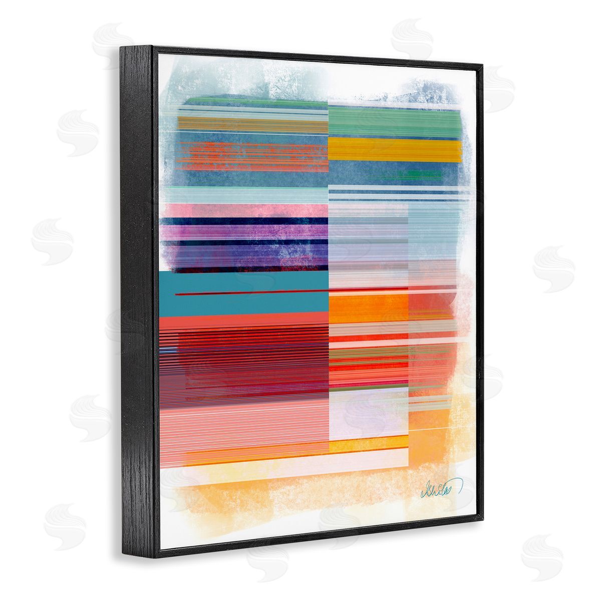 Ishita Banerjee | Patterned Rainbow Abstract