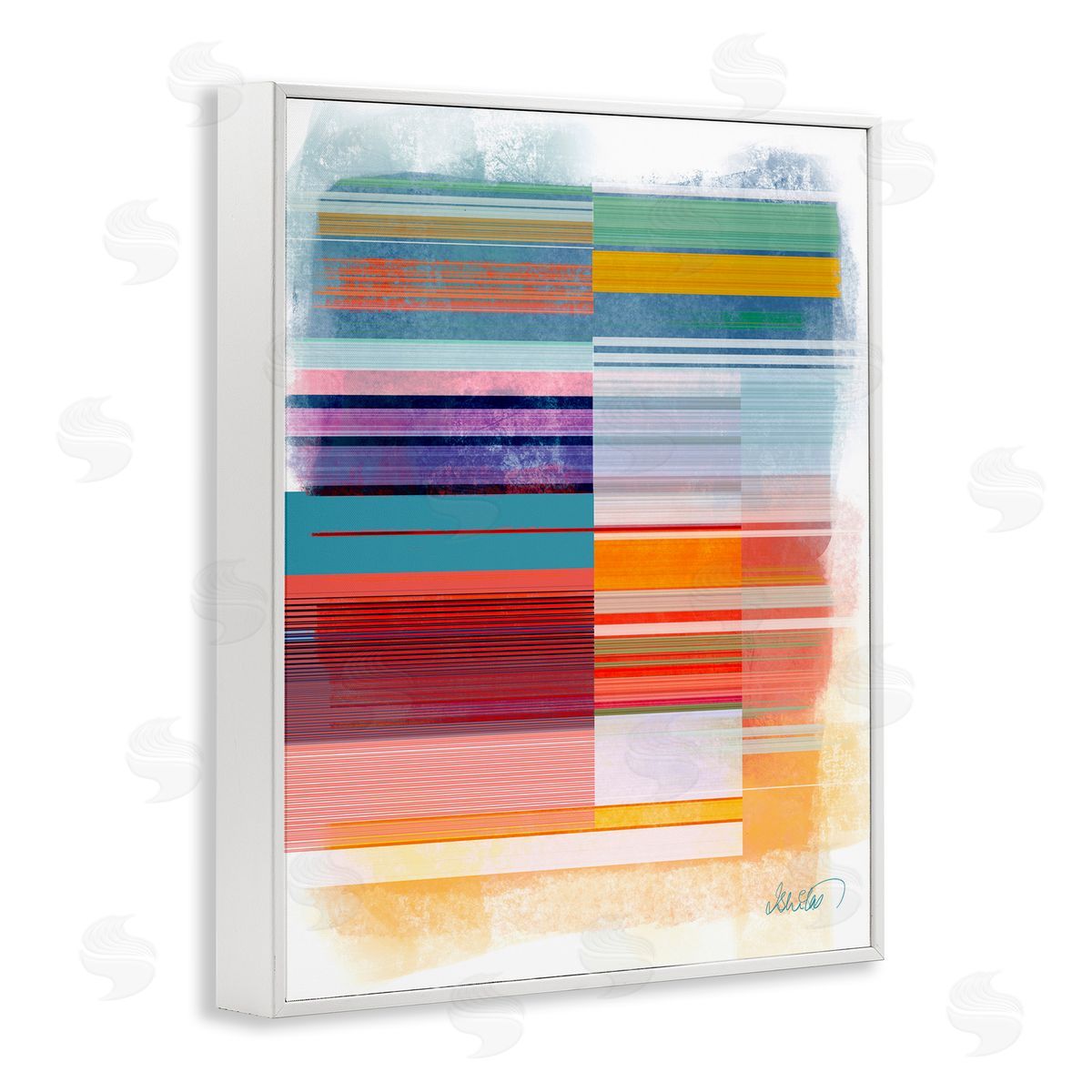 Ishita Banerjee | Patterned Rainbow Abstract