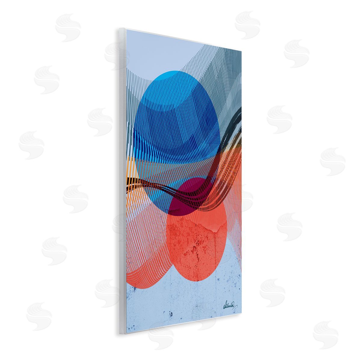 Ishita Banerjee Modern Circle Patterns Wall Plaque Artside_