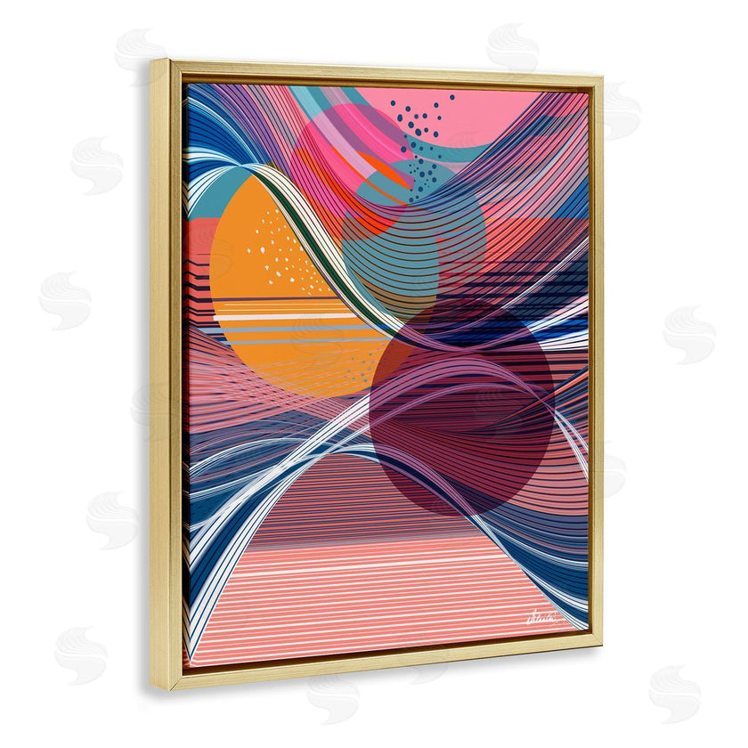 Ishita Banerjee | Waves & Circles Abstraction