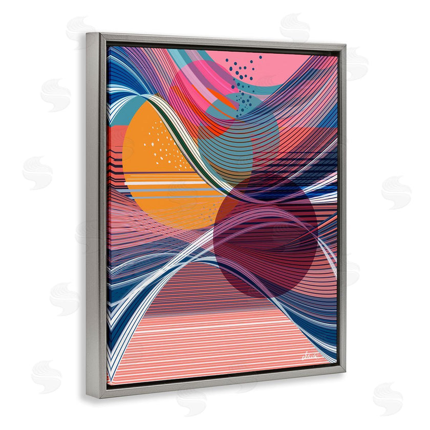 Ishita Banerjee | Waves & Circles Abstraction