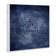 Brigid Ashwood | Blue Celtic Raven Pattern