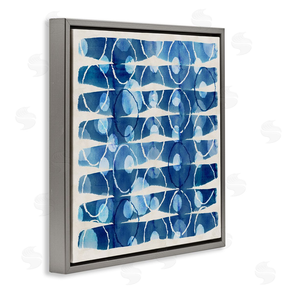 Flora Kouta | Blue Patterned Watercolor