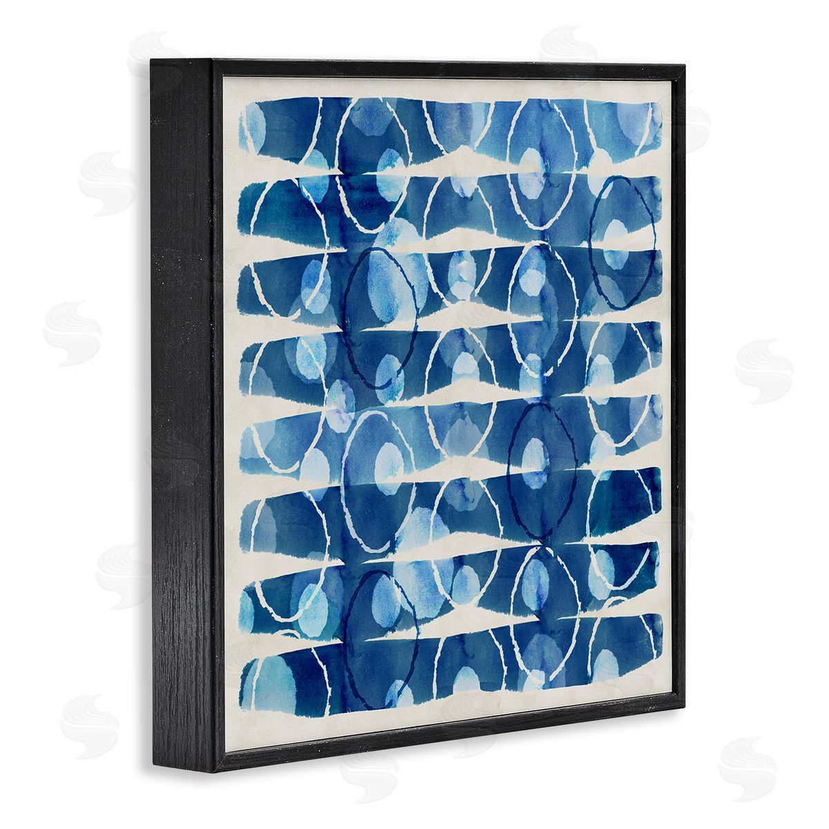 Flora Kouta | Blue Patterned Watercolor