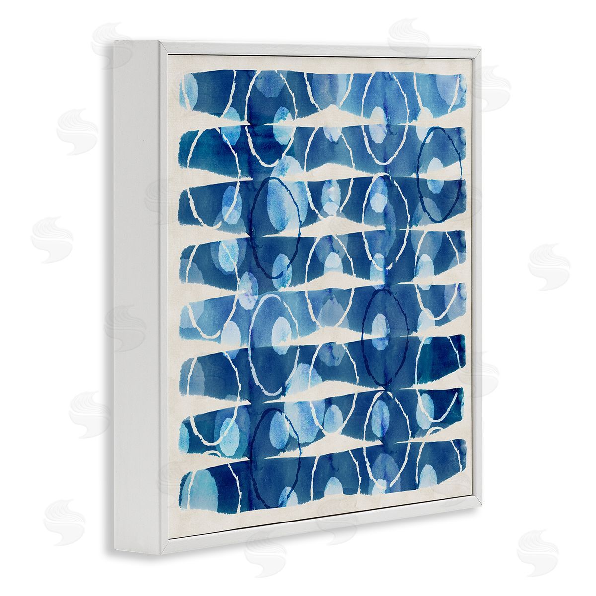 Flora Kouta | Blue Patterned Watercolor