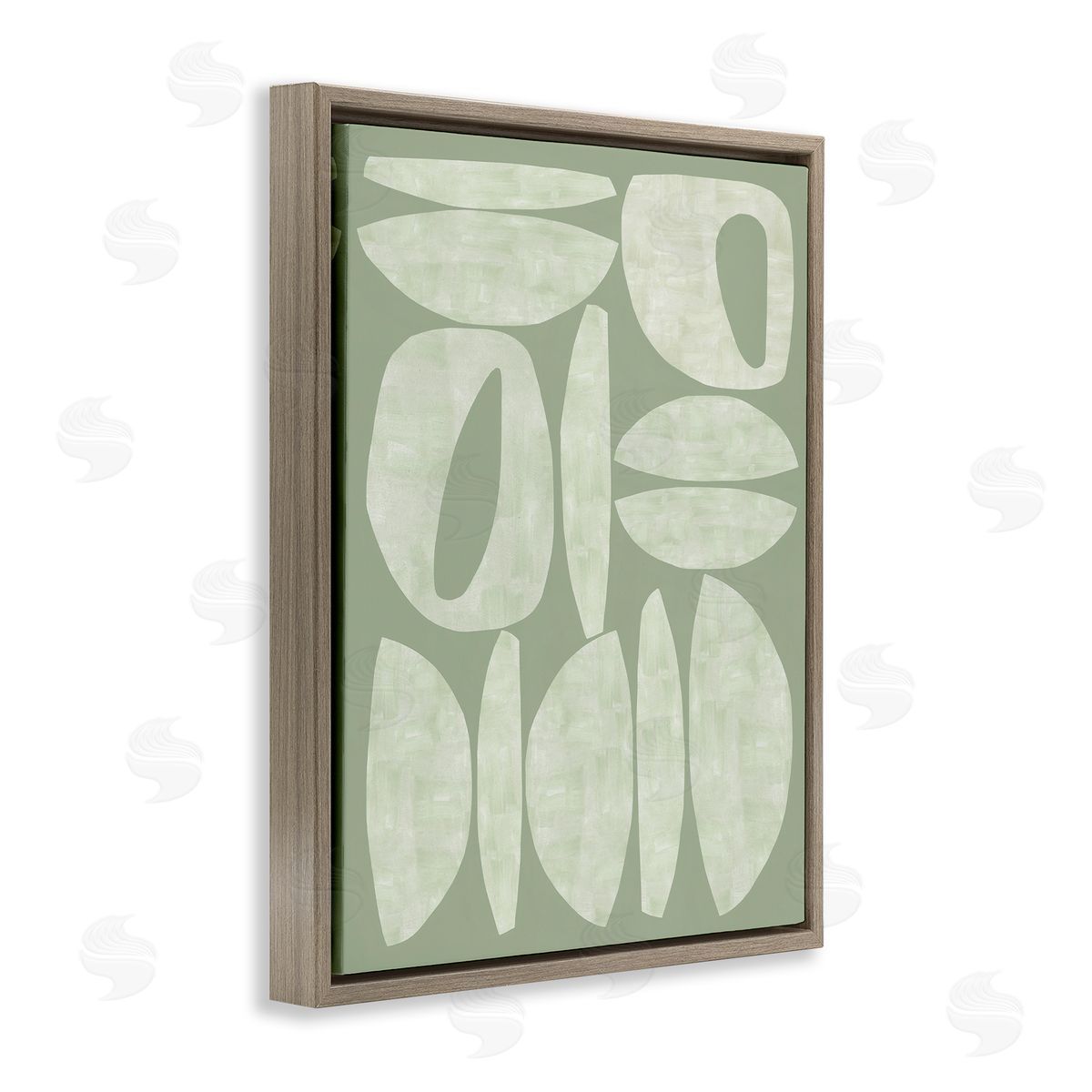 Flora Kouta | Green Contemporary Shapes