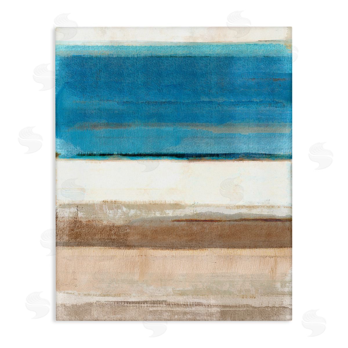 Flora Kouta | Blue & Tan Abstraction