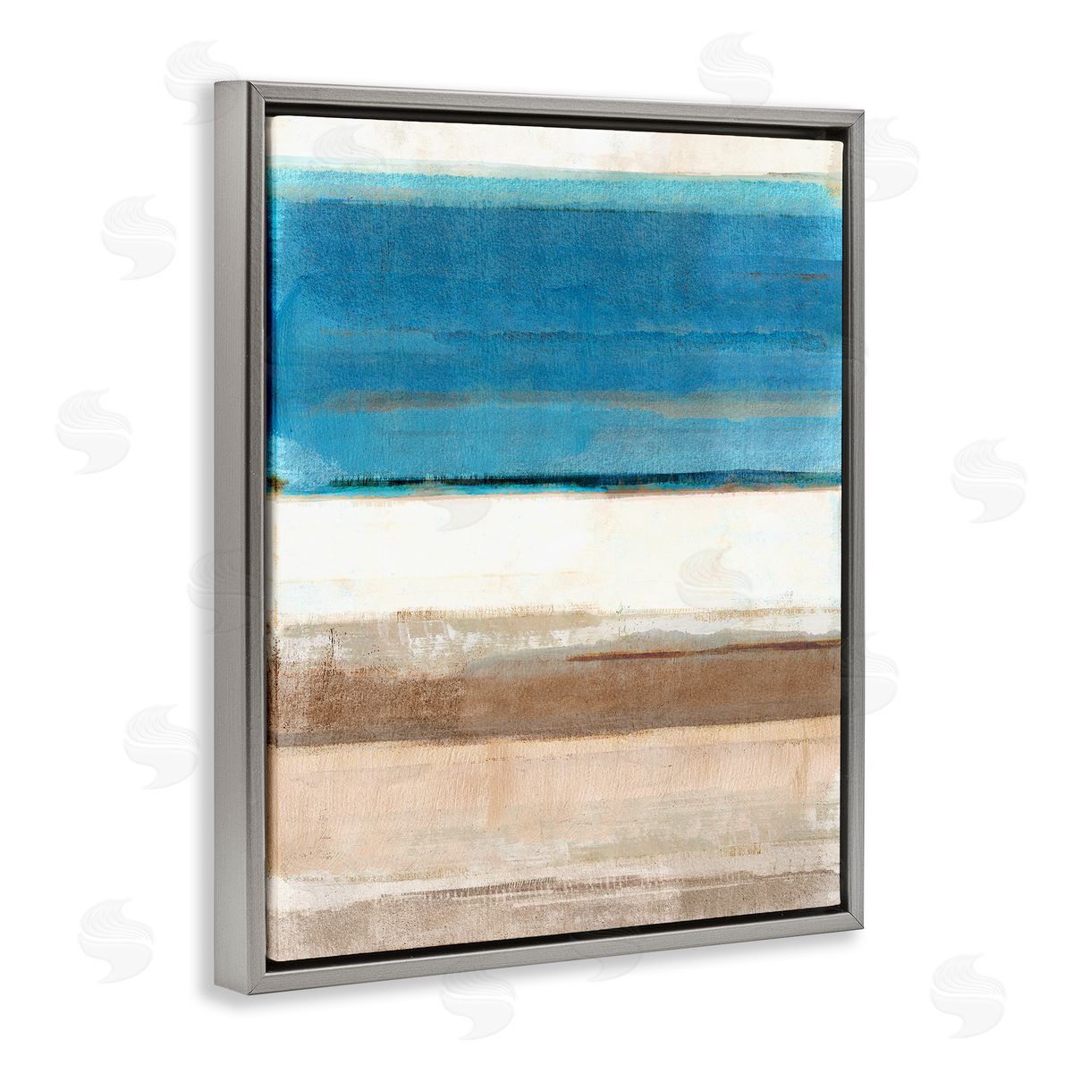 Flora Kouta | Blue & Tan Abstraction