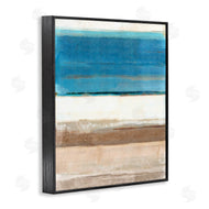 Flora Kouta | Blue & Tan Abstraction