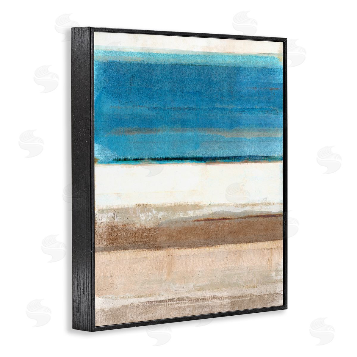 Flora Kouta | Blue & Tan Abstraction