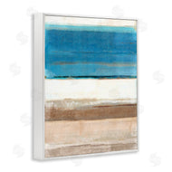 Flora Kouta | Blue & Tan Abstraction
