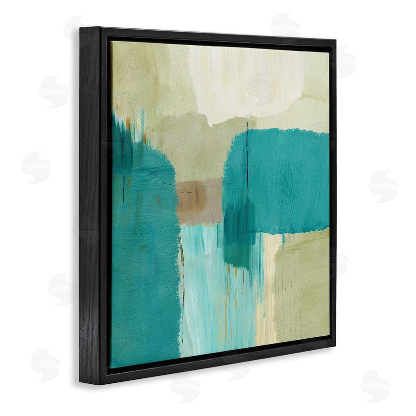 Flora Kouta | Turquoise Brush Strokes
