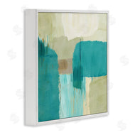 Flora Kouta | Turquoise Brush Strokes