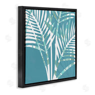 Flora Kouta | Blue Modern Plant Leaves