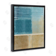 Flora Kouta | Blue & Tan Painting