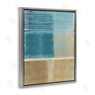 Flora Kouta | Blue & Tan Painting