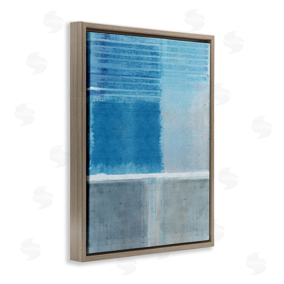 Flora Kouta | Blue & Grey Abstract