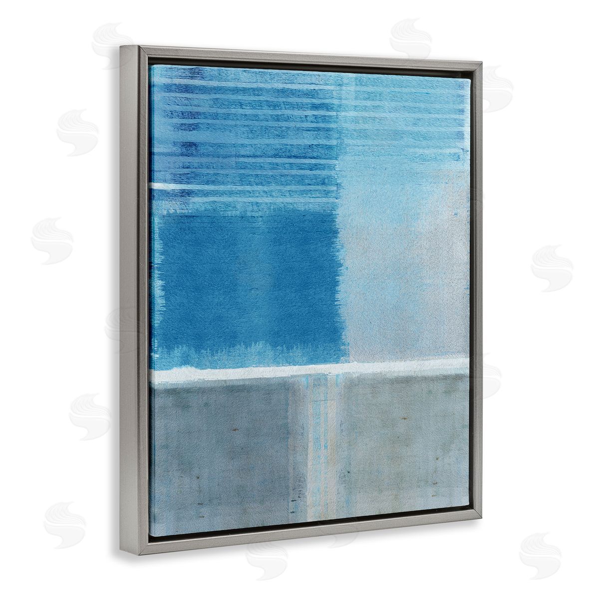 Flora Kouta | Blue & Grey Abstract