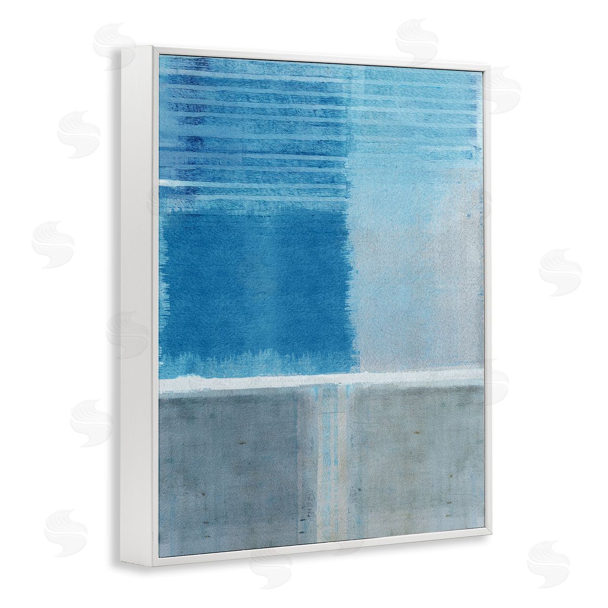 Flora Kouta | Blue & Grey Abstract