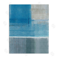 Flora Kouta | Grey & Blue Painting