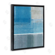 Flora Kouta | Grey & Blue Painting